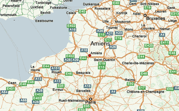 Amiens Karte