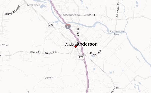 Anderson, California Location Guide