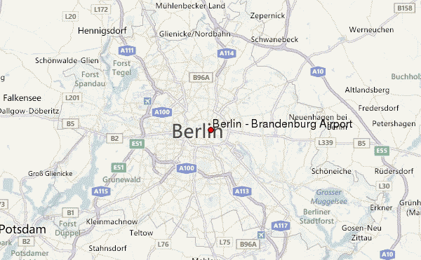 Berlin Brandenburg Airport Map