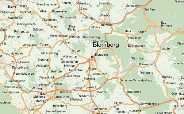 Blomberg and surroundings, Germany -