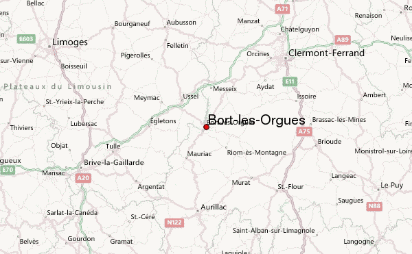 bort-les-orgues-carte-de-france