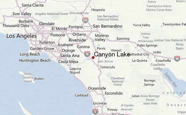 Canyon Lake, California Location Guide