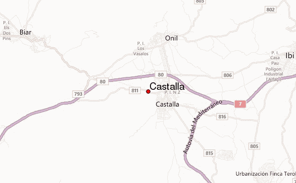 Other places close to Castalla: