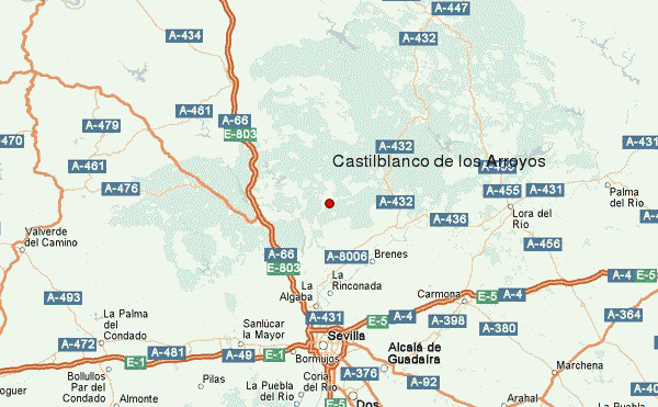 Castilblanco de los Arroyos Mapa de ubicación Provincia de Sevilla 