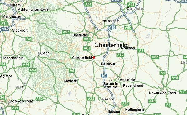 guide urbain de chesterfield