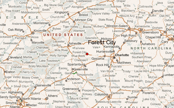 Forest City, North Carolina Location Guide