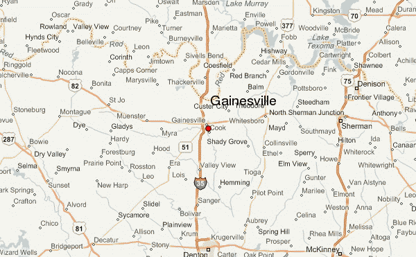 Gainesville Texas Map | Business Ideas 2013