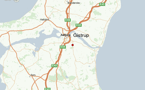 Gistrup Location Map