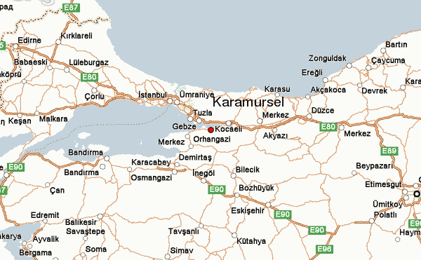 Image result for karamürsel haritası