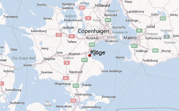 Denmark Koge Map