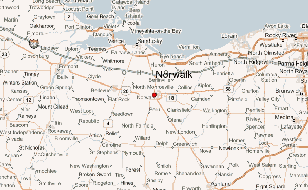 Guía Urbano de Norwalk, Ohio