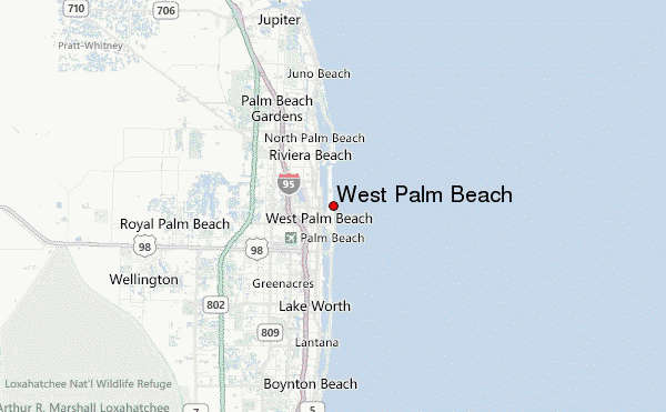 West Palm Beach Map Pdf