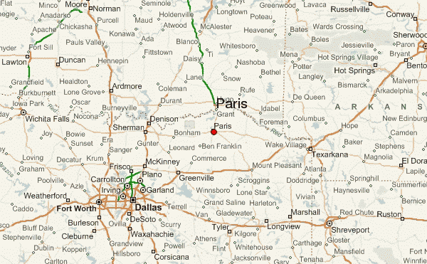 Paris, Texas Location Guide