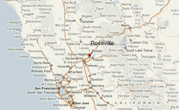 35 Map Of Roseville Ca - Maps Database Source