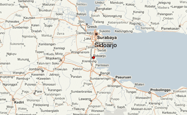 Sidoarjo Location Map