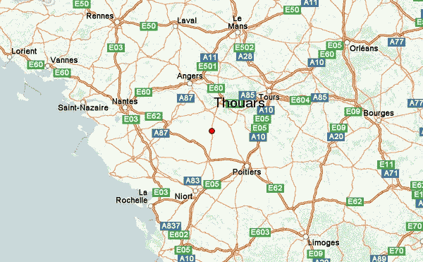 Poitiers France Map