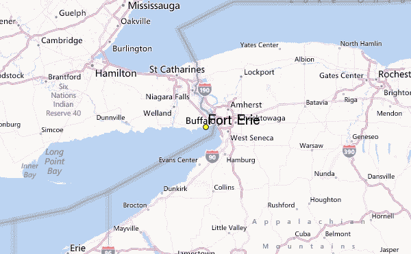 Map Of Fort Erie Ontario