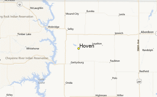 Hoven Weather Station Record - Historical weather for Hoven, South Dakota