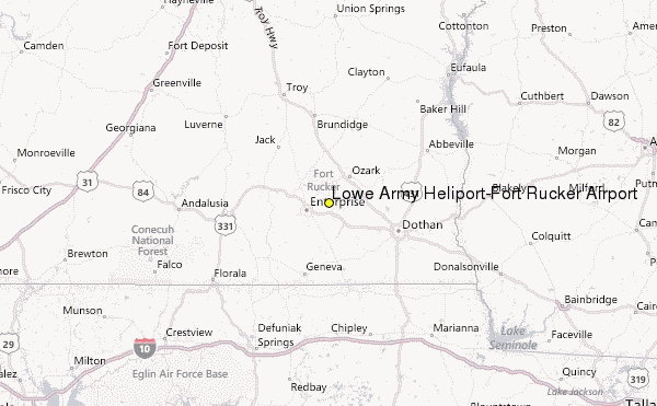 Lowe Army Heliport/Fort Rucker Airport Weather Station Record