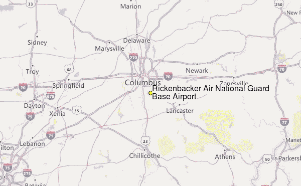 rickenbacker air national guard base map