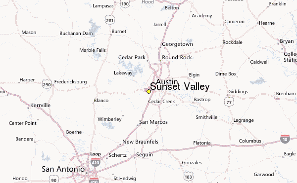 Sunset Valley Weather Station Record Historical weather